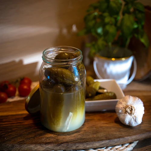 Pot TO 900 ml met gouden deksel fi 82/6 - 6 stuks. - 9