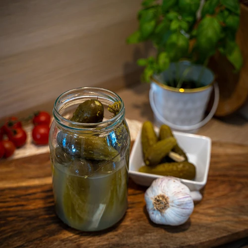 Pot TO 900 ml met gouden deksel fi 82/6 - 6 stuks. - 12