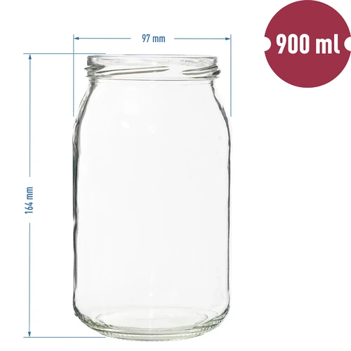 Pot TO 900ml fi82/6 - 8st. - 6
