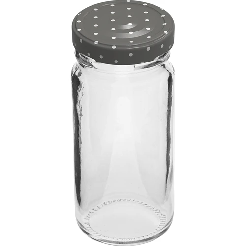 Pot TO 90ml met gekleurde dek. fi43 - 6st. - 3
