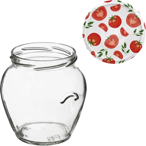 Pot TO Amfora 580 ml met gekleurde deksel fi82/6-6st. - 11