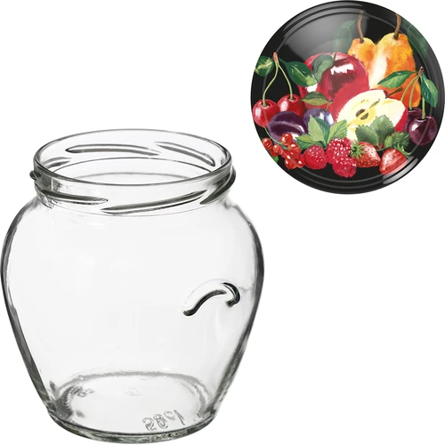 Pot TO Amfora 580 ml met gekleurde deksel fi82/6-6st. - 8