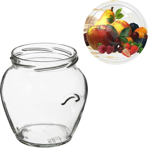 Pot TO Amfora 580 ml met gekleurde deksel fi82/6-6st. - 7
