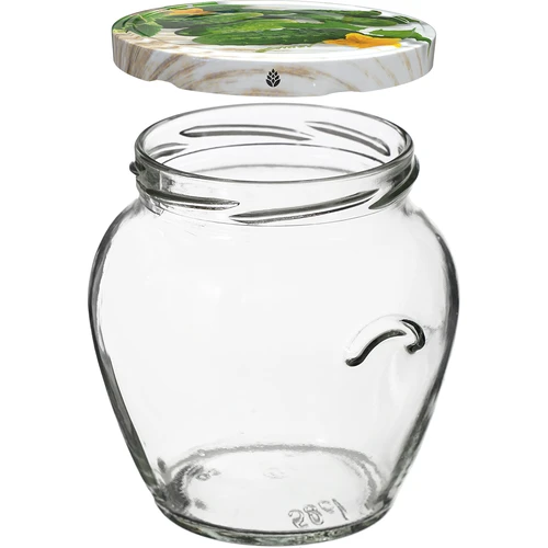 Pot TO Amfora 580 ml met gekleurde deksel fi82/6-6st. - 3