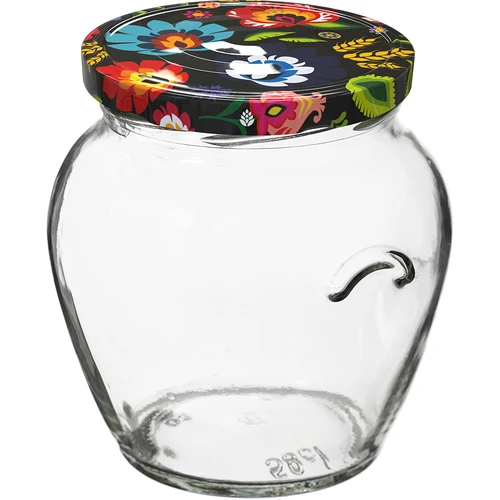 Pot TO Amfora 580 ml met gekleurde deksel fi82/6-6st. - 2