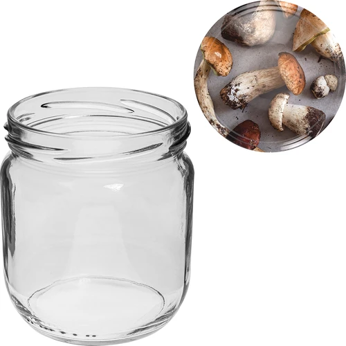 Pot TO Gurken 425 ml met gekleurde deksel fi 82/6 - 6 stuks - 8