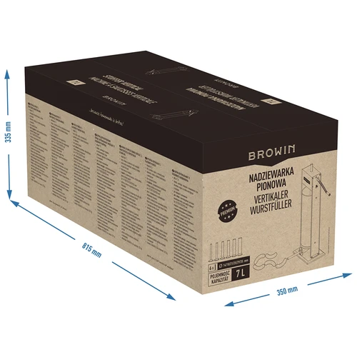 Premium verticale worstenvuller, 7 L - 13
