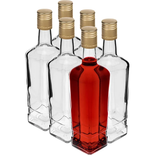 Princiepsfles 500 ml met dop, 6 stuks - 2