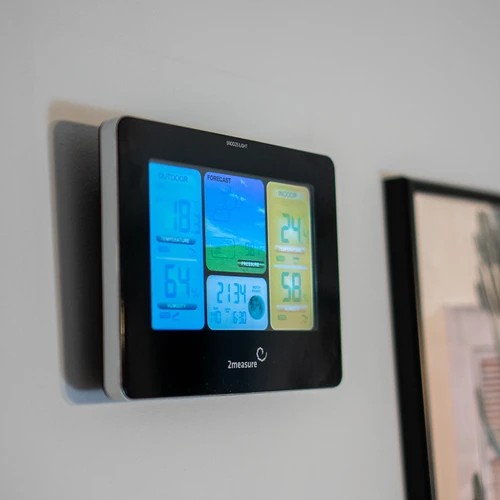 RCC Weerstation – elektronisch, verlicht, draadloos, sensor, zwart - 13