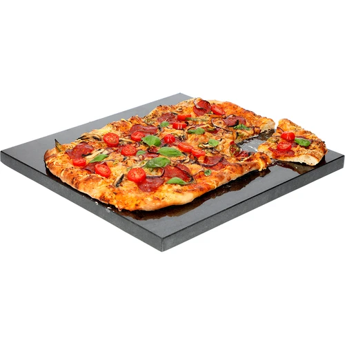 Rechthoekige granieten pizzasteen 37 x 35 cm - 7