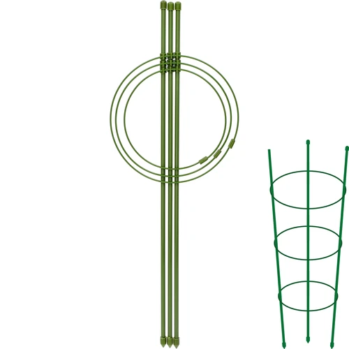 Ringsteun voor planten 3 ringen 0,5m