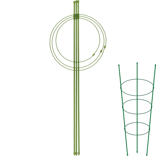 Ringsteun voor planten 3 ringen 0,7m