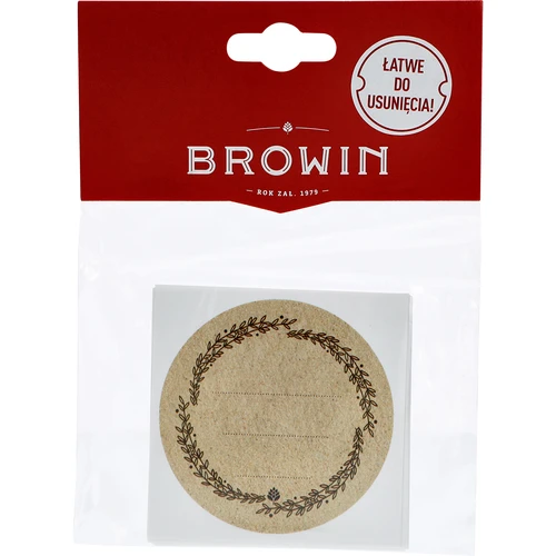 Ronde etiketten fi 66,5mm voor deksels/potten - 20 stuks - 4