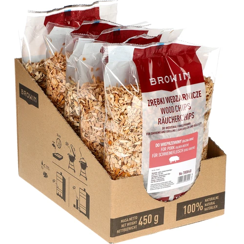 Rookhoutsnippers voor roken/grillen 70% elzenhout + 30% beukenhout, 450 g, kl. 8 - 2