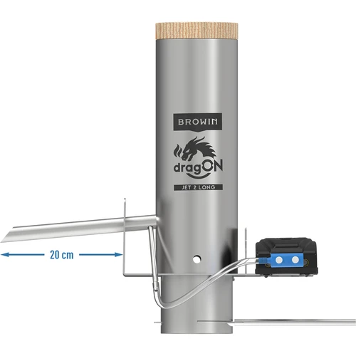 Rookgenerator dragON JET 2 LONG met aslade - 2
