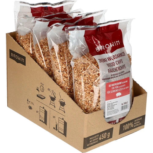 Rooksnippers voor roken/grillen 70% els + 30% beuk, 450 g, kl. 2 - 2