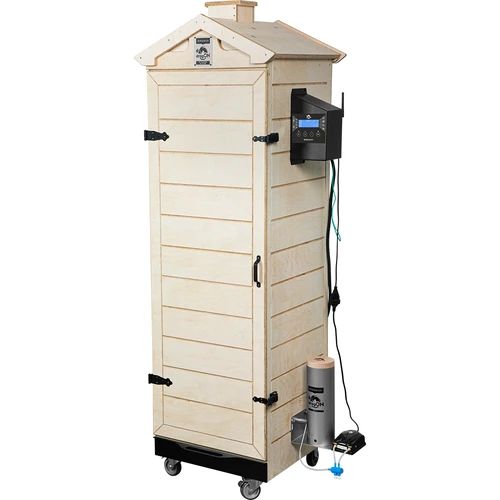 dragON PLYWOOD NATURE rookoven – frameloos, modulair, met Wi‑Fi‑controller, 320L - 2