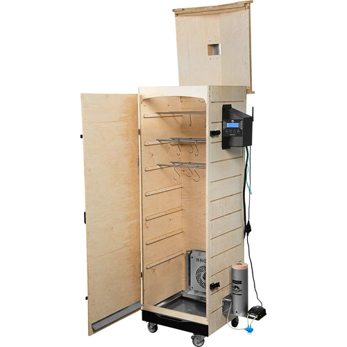 dragON PLYWOOD NATURE rookoven – frameloos, modulair, met Wi‑Fi‑controller, 320L - 3
