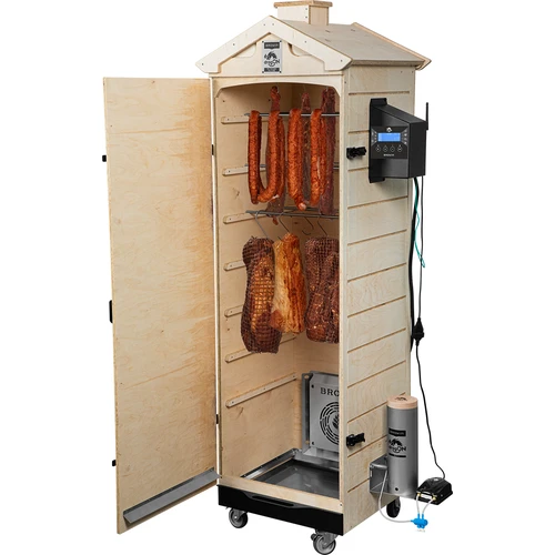 dragON PLYWOOD NATURE rookoven – frameloos, modulair, met Wi‑Fi‑controller, 320L - 4
