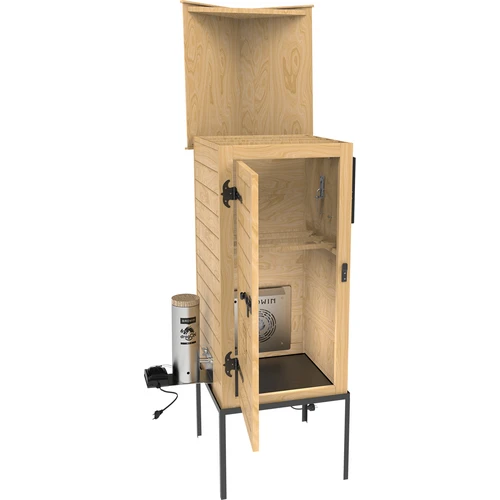 Rookoven 200 L dragON Larch E21 - van lariks, met elektrische verwarmingsmodule en regelaar - 7