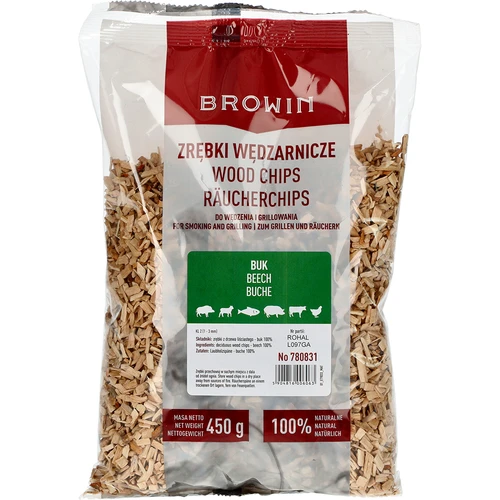 Rooksnippers voor roken en grillen, beuk, 450 g, klasse 2