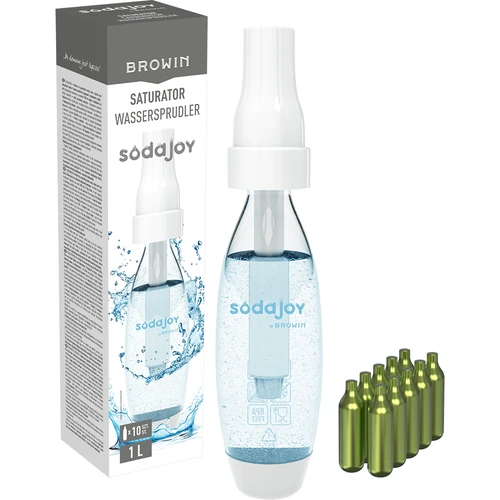 Saturator voor water en dranken + 10 patronen