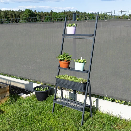 Schaduwdoek (80%, 140 g/m2) 1,5 x 5 m, grafiet - 8