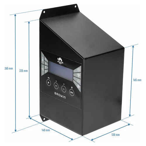 Set elektrische modules met Wi‑Fi-controller – dragON IQ 1,5 kW, voor tuinrookovens - 4