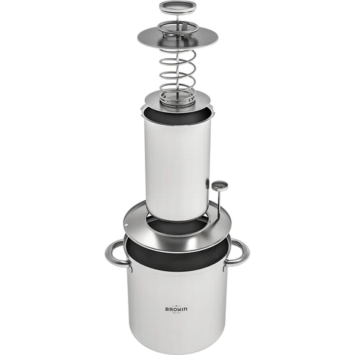 Set met watermantel - hamkoker 1,5 kg + pan - 2