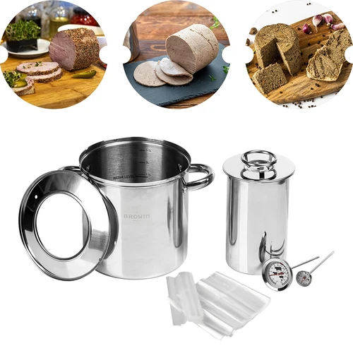 Set met watermantel - hamkoker 1,5 kg + pan - 7