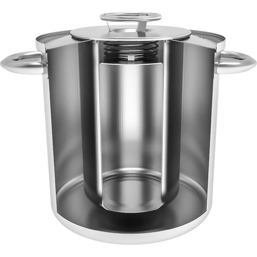 Set met watermantel - hamkoker 1,5 kg + pan - 3