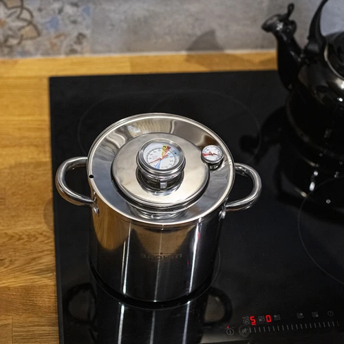 Set met watermantel - hamkoker 1,5 kg + pan - 20