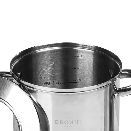 Set met watermantel - hamkoker 1,5 kg + pan - 4