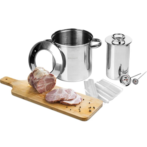 Set met watermantel - hamkoker 1,5 kg + pan - 17