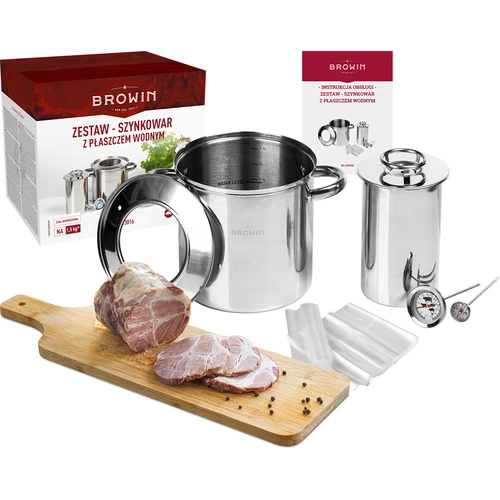 Set met watermantel - hamkoker 1,5 kg + pan - 18