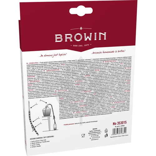 Set voor het aftappen van wijn met handvat en klem - 6