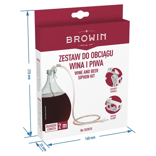 Set voor het aftappen van wijn met handvat en klem - 7
