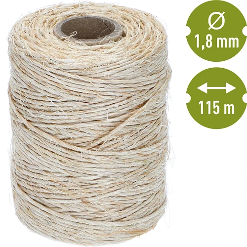 Sisal touw 1,8 mm/115 m/250 g - 4