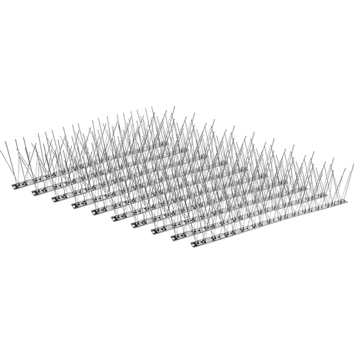 Spikes voor vogels, op metalen strip, 10 stuks - 2