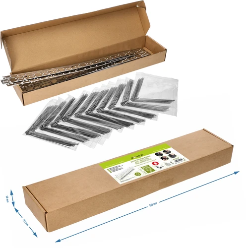 Spikes voor vogels, op metalen strip, 10 stuks - 10
