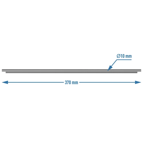 Stalen ophangstangen voor elektrische rookoven dragON 330275, 4 stuks - 3