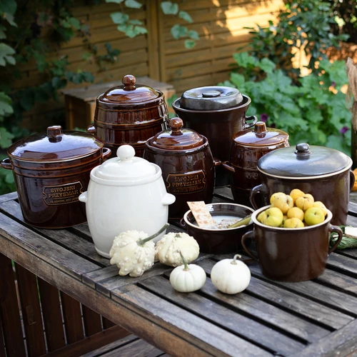 Steengoed - 15l pot voor fermentatie met waterafdichting en deksel - 3