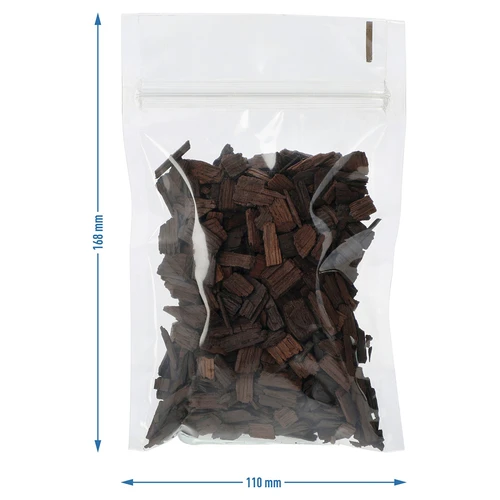Sterk geroosterde eiken vlokken voor de aromatisering van alcoholen (whisky, bourbon, brandy, cognac, bier), 50 g - 7