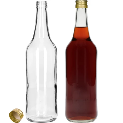 Tafel Fles 1 L met dop fi28 - 4 stuks - 4
