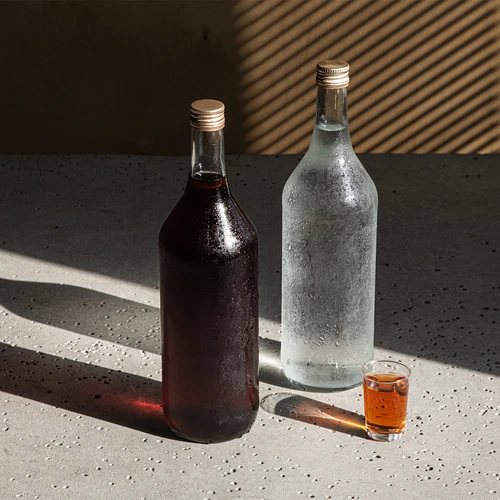 Tafel Fles 1 L met dop fi28 - 4 stuks - 7