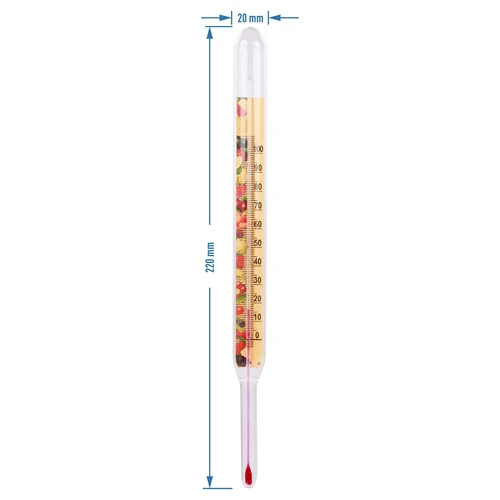 Thermometer voor conserven (0°C tot +100°C) 22cm - 2