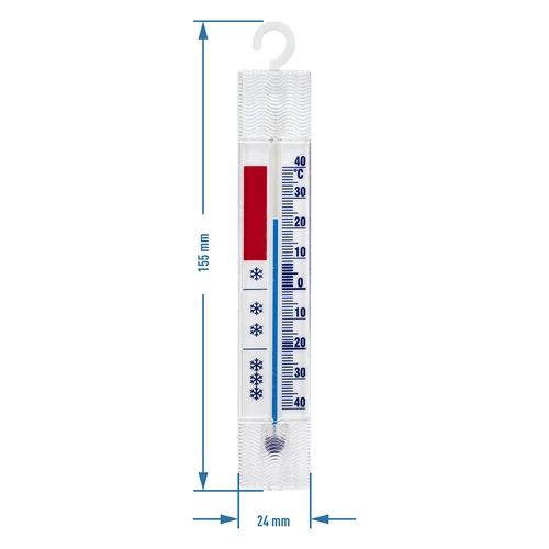 Thermometer voor koelkasten en vriezers (-40°C tot +40°C) 15cm - 3