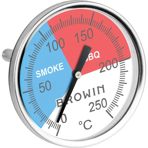 Thermometer voor rokerij en BBQ (0°C tot +250°C) 5,2cm
