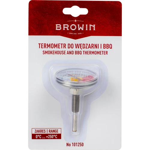 Thermometer voor rokerij en BBQ (0°C tot +250°C) 6,0cm - 6
