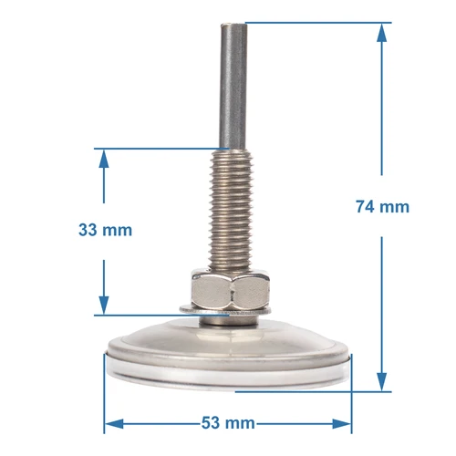 Thermometer voor rokerij en BBQ (0°C tot +250°C) 6,0cm - 5